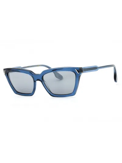 Victoria Beckham Sleek Rectangular Women's Sunglasses In Brown