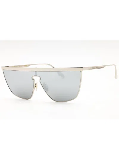 Victoria Beckham Sleek Shield Sunglasses For Women - Vb245s Style In Neutral