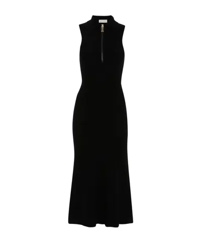 Victoria Beckham Sleeveless Dress In Black