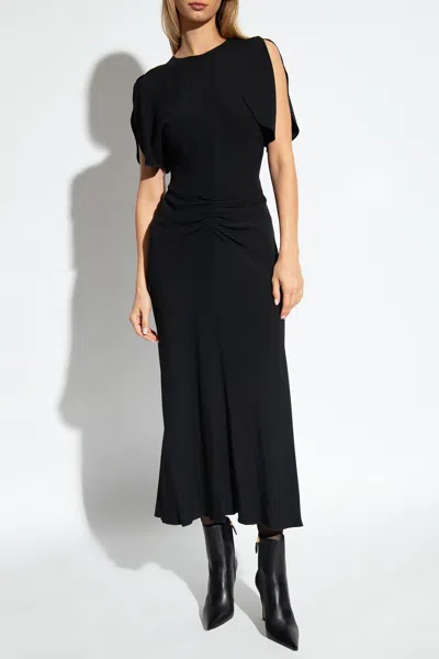 Victoria Beckham Sleeveless Dress In Black