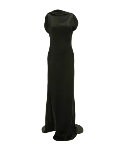 Victoria Beckham Sleeveless Maxi Dress In Black