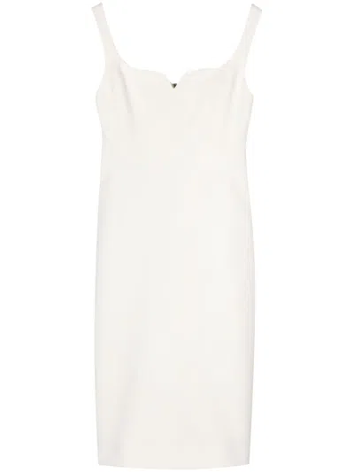 Victoria Beckham Midi Dress In White