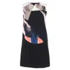 Victoria Beckham Sleeveless Mini Dress In Multicolor Viscose In Multi