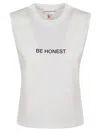 Victoria Beckham Be Honest T-shirt In White