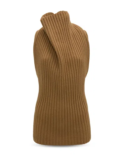 Victoria Beckham Sleeveless Rib Knit Top