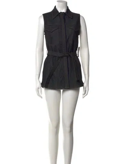 Pre-owned Victoria Beckham Sleeveless Tunic In Black