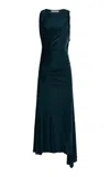Victoria Beckham Sleeveless Twist Detail Dress In Blue