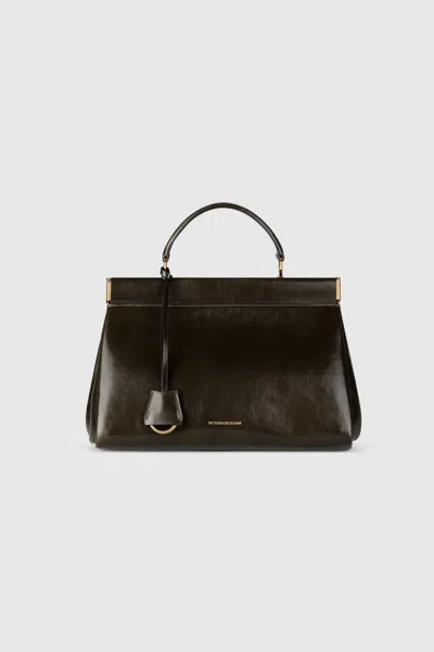 Victoria Beckham Sloane Frame Bag 28 Supple Shine Leather
