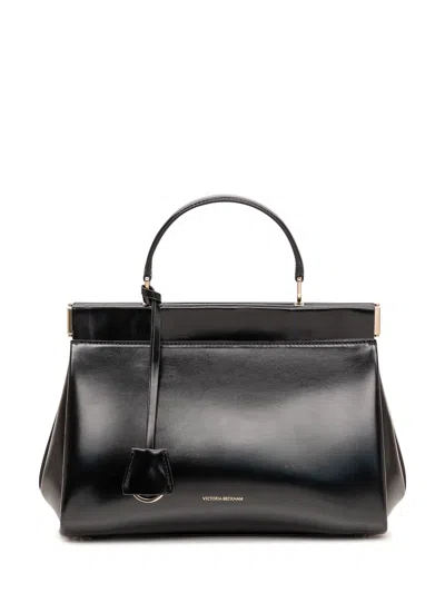Victoria Beckham Sloane Frame Handbag In Black
