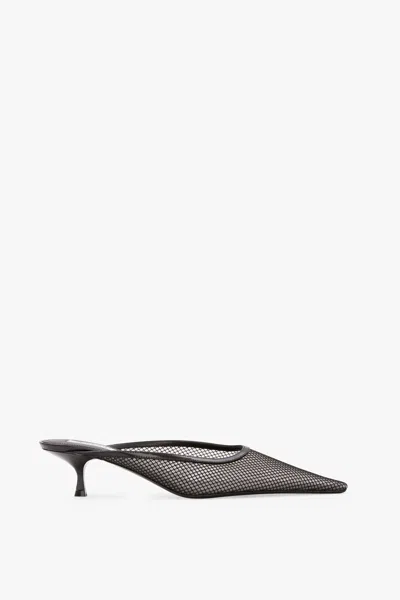 Victoria Beckham Sloane Mule 45 In Black Mesh