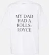 Victoria Beckham Logo Organic Cotton Jersey T-shirt In White