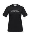 VICTORIA BECKHAM SLOGAN-PRINT ORGANIC COTTON T-SHIRT