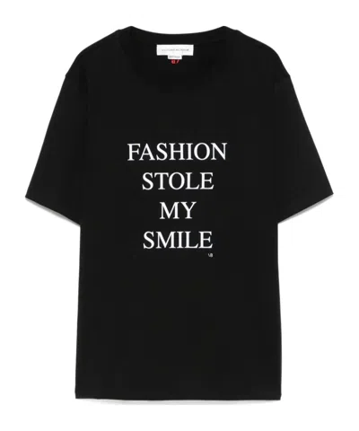VICTORIA BECKHAM SLOGAN-PRINT T-SHIRT