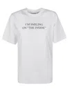 Victoria Beckham Smiling On The Inside Cotton T-shirt In White