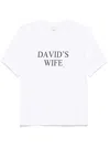 Victoria Beckham Smiling On The Inside Cotton T-shirt In White