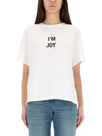 VICTORIA BECKHAM SLOGAN T-SHIRT