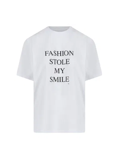 VICTORIA BECKHAM SLOGAN T-SHIRT