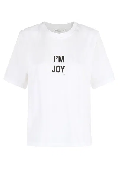 VICTORIA BECKHAM SLOGAN TEE