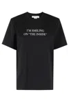Victoria Beckham I'm Smiling On The Inside T-shirt In Black