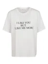 Victoria Beckham Fashion Stole My Smile White T-shirt In White