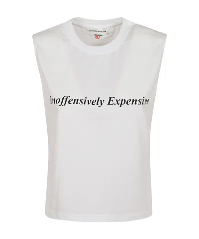 VICTORIA BECKHAM SLOGAN-PRINT TOP