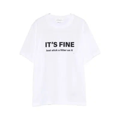 Victoria Beckham Slogan-print T-shirt In White