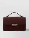 Victoria Beckham Small Bag With Adjustable Strap And Top Handle In Brown