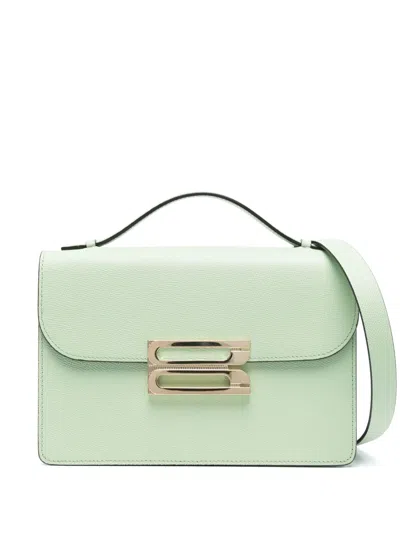 Victoria Beckham Small Dorina Cross Body Bag In Green