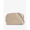 Victoria Beckham Womens Taupe Small Leather Clutch In Taupe