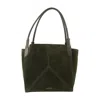 Victoria Beckham Small Victoria Tote Shopper Bag In Green