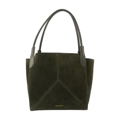 Victoria Beckham Small Victoria Tote Shopper Bag In Green