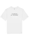 Victoria Beckham Smiling On The Inside Cotton T-shirt In White