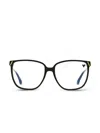 Victoria Beckham Square-frame Glasses In Black