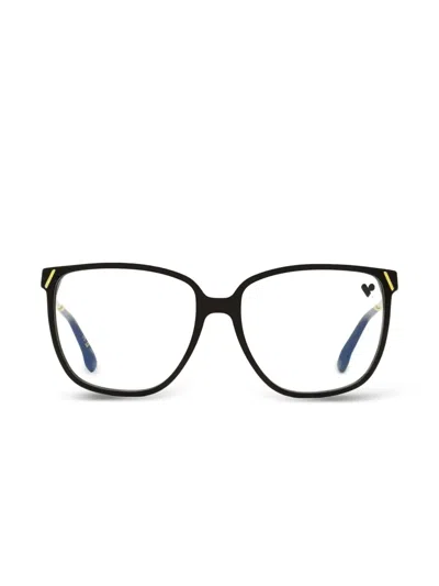 Victoria Beckham Square-frame Glasses In Black