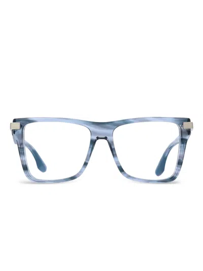 Victoria Beckham Square-frame Glasses In Blue