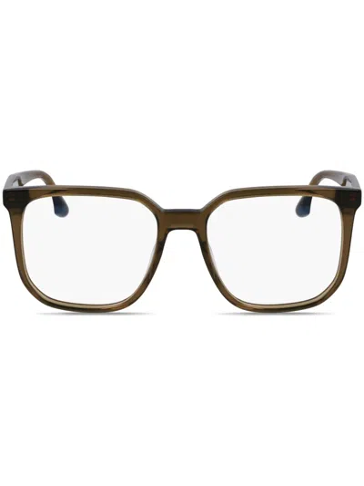 Victoria Beckham Square-frame Glasses In Green