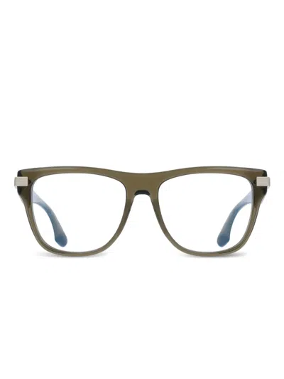 Victoria Beckham Square-frame Glasses In Green