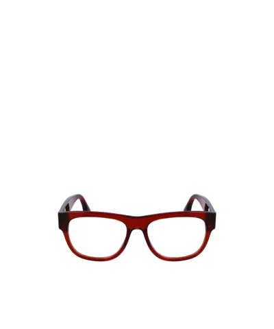 Victoria Beckham Square-frame Glasses In Red