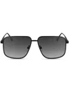 Victoria Beckham Square-frame Sunglasses In Black