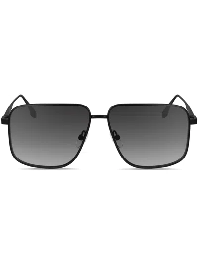 Victoria Beckham Square-frame Sunglasses In Black