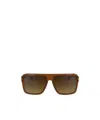Victoria Beckham 59mm Chain Navigator Sunglasses In Neutral