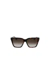 Victoria Beckham Square-frame Sunglasses In Brown