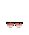 Victoria Beckham Clubmaster Sunglasses With Gradient Lenses In Brown