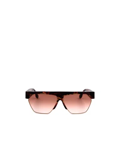 Victoria Beckham Square-frame Sunglasses In Pink