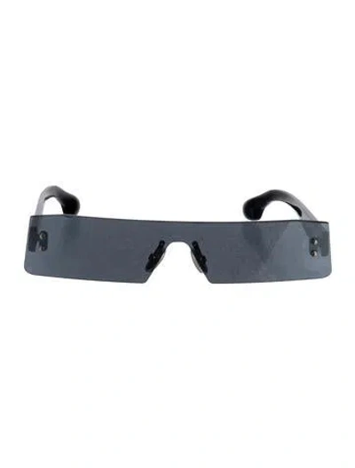 Pre-owned Victoria Beckham Square Tinted Sunglasses In Black