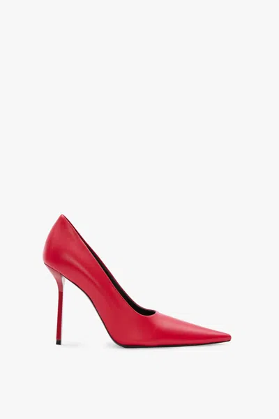 Victoria Beckham Stiletto Pump 100 In Red Leather