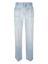 Victoria Beckham Straight-leg Jeans In Blue