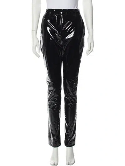 Pre-owned Victoria Beckham Straight Leg Pants In Black