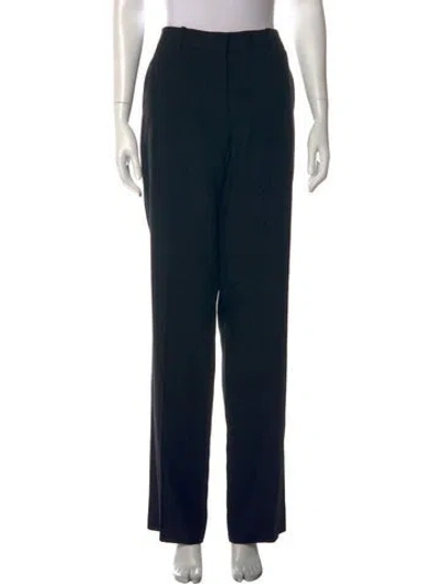 Pre-owned Victoria Beckham Straight Leg Pants In Black