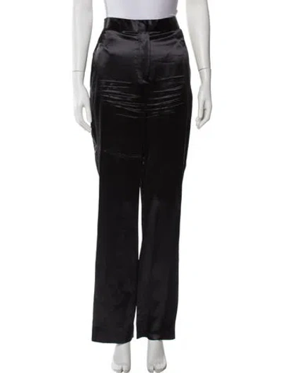 Pre-owned Victoria Beckham Straight Leg Pants In Blue